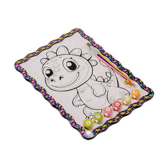 Дитячий набір для розпису по дереву "Динозаврик" Puz-22946 формат А4 Вінниця