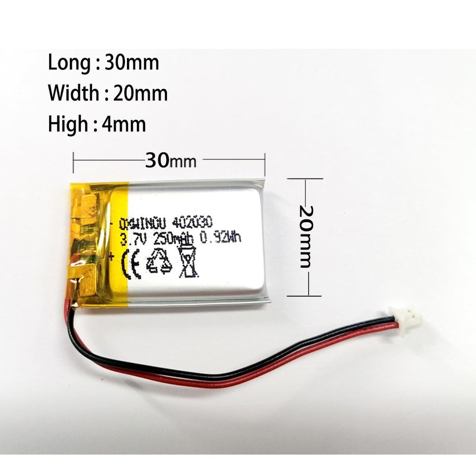 Акумулятор Li-pol 3.7В 200мАч для GPS та MP3/MP4 Київ - фото 4