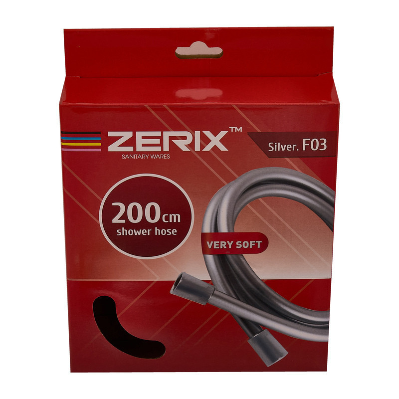 Шланг Zerix Silver.F03 - 200см Упаковка коробка   ( ZX5686 ) 39069 Харьков - изображение 2