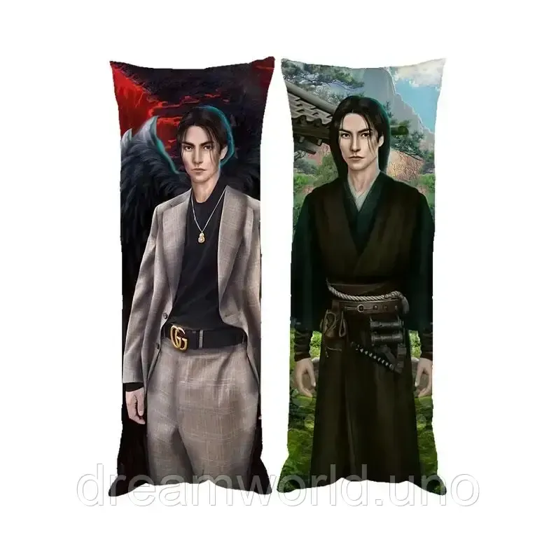 Подушка дакімакура декоративна на повний зріст свій принт Кадзу Клуб Романтики 40х120 Харків - фото 1