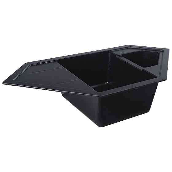 VALESO Гранітна мийка для кухні VALESO 9950 PANDORA матова Чорний металік Коломыя