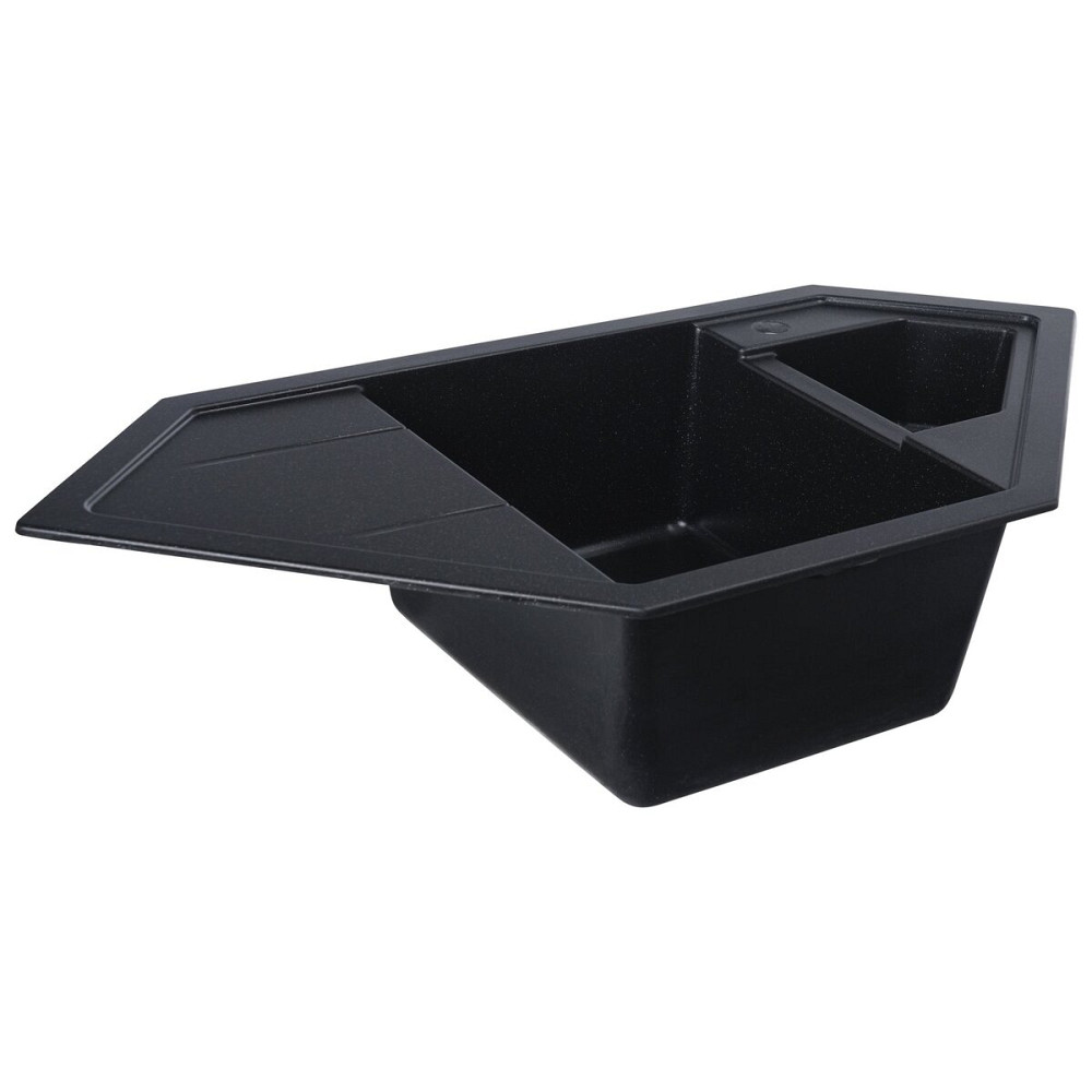 VALESO Гранітна мийка для кухні VALESO 9950 PANDORA матова Чорний металік Коломыя - изображение 3