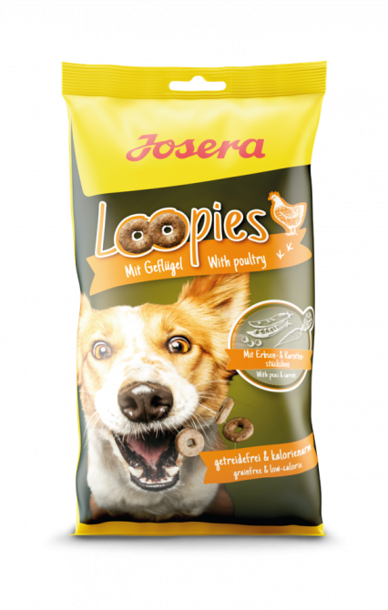Ласощі для собак Josera Loopies Geflugel (Йозера Лупіс Гефлюгель) з домашньою птицею, 150 г Вінниця - фото 1