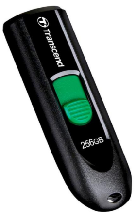 Flash Drive Transcend JetFlash 790C 256GB USB 3.2 Type-C Black (TS256GJF790C) (6986656) Киев