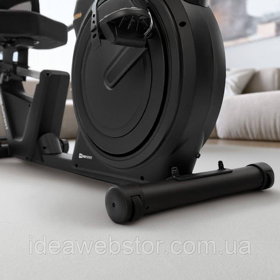 Горизонтальний велотренажер Hop-Sport HS-5000L Ranker чорно-золотистий Київ - фото 7