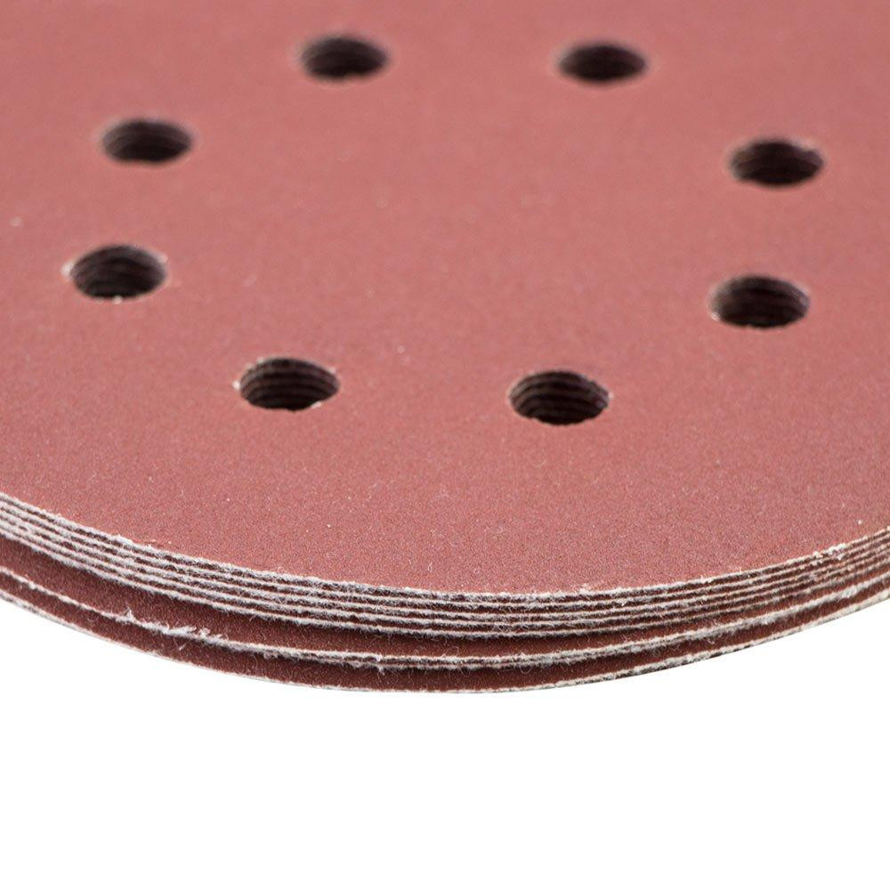 Круг шлифовальный 8 отверстий Ø125мм P320 (10шт) SIGMA (9122731) Ровно - изображение 4