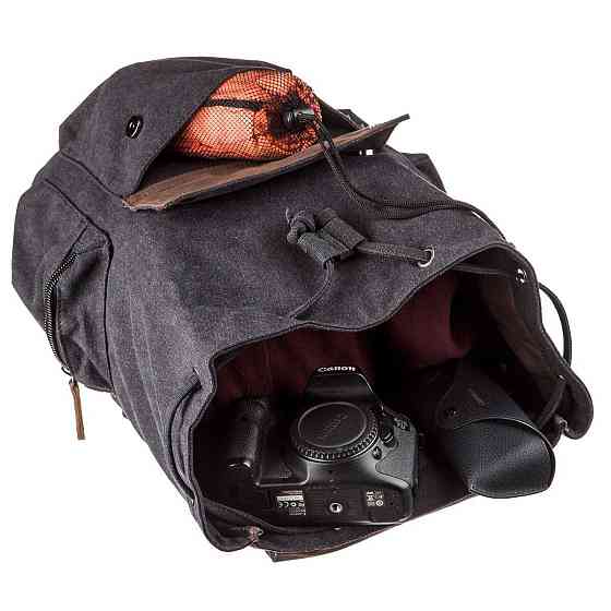 Рюкзак текстильний похідний Vintage 20135 Чорний Київ