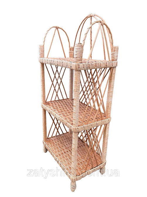 Етажерка плетеная на 3 полки Киев - изображение 2