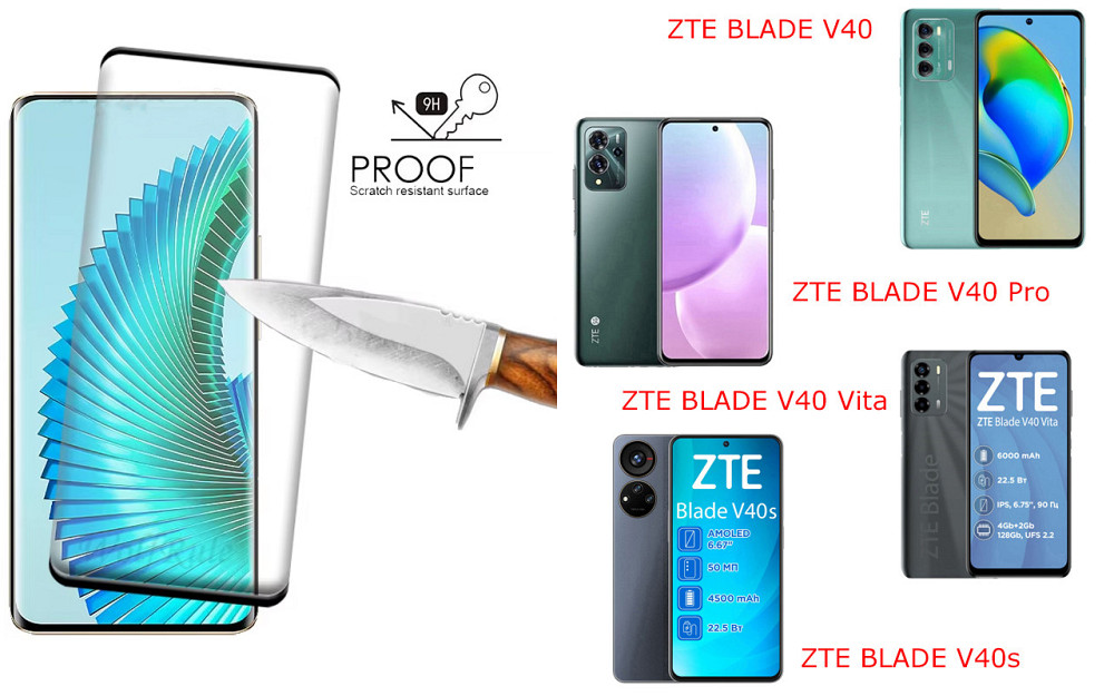 Захисне скло HyperGlass Pro для ZTE BLADE V40, V40 Pro, V40 Vita, V40s – максимальна чутливість та захист Київ - фото 1