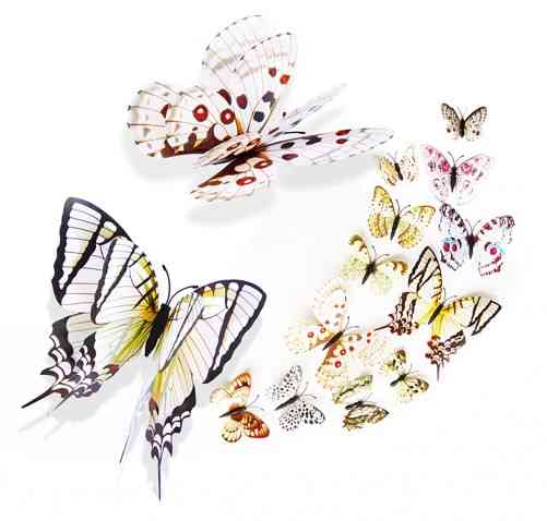 Набор красивых бабочек - 12шт. Киев