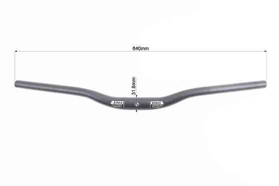 Кермо MTB 31,8х640мм, алюмінієве, чорне HB FB-11 Київ