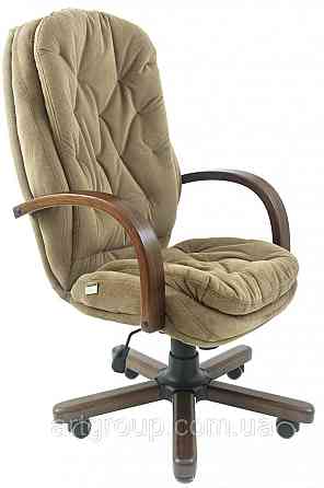 Офисное Кресло Руководителя Richman Venice Rosto 40 Wood М2 AnyFix Оливковый Днепр