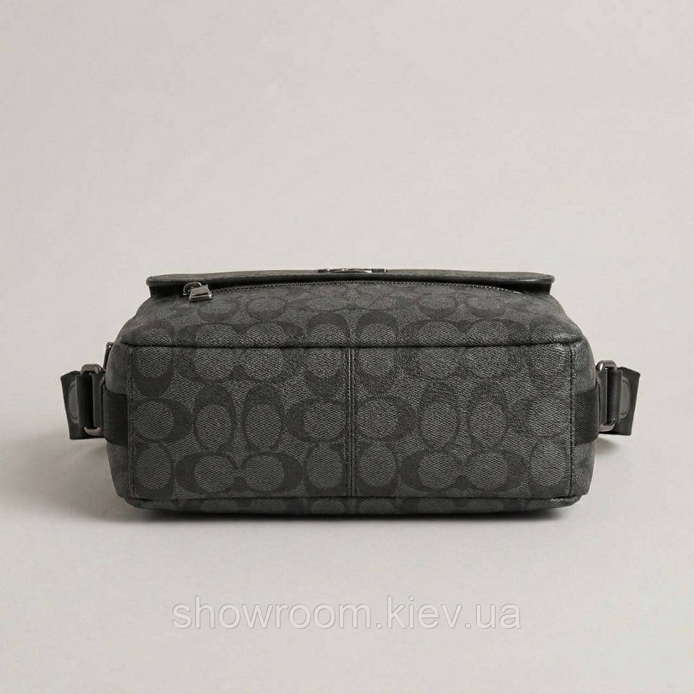Чоловіча горизнтальна брендова сумка Coach (2514) Київ - фото 5