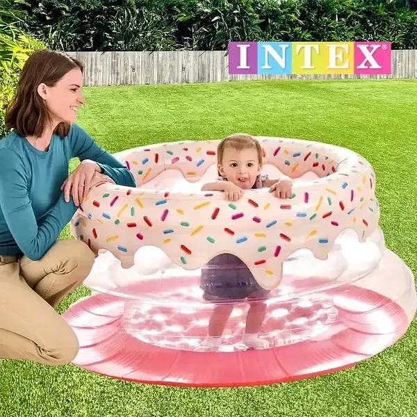 Детский надувной игровой центр Пончик 48476 Intex 127х61 см Коломыя - изображение 1