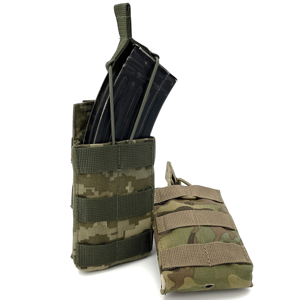 Підсумок м'який для одного магазину АК IRR Cordura 500 D Пиксель MM-14 (olive) Запоріжжя - фото 6