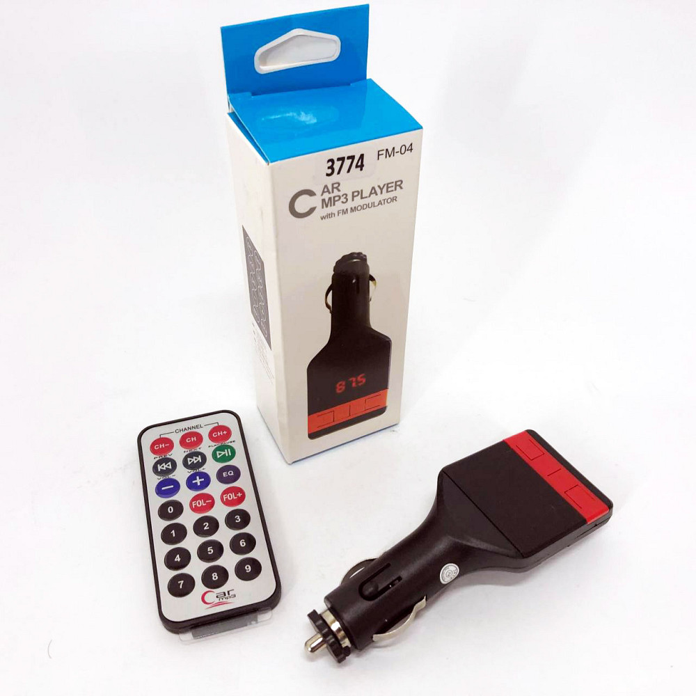 Модулятор автомобільний з зарядкою, Бездротовий передавач для музики в автомобіль QA-75 Львів - фото 12