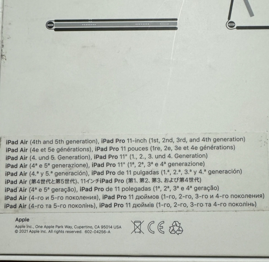 Клавіатура-Чехол Apple Magic Keyboard для iPad Pro (1-4) AIR 5 Gen Харків - фото 2