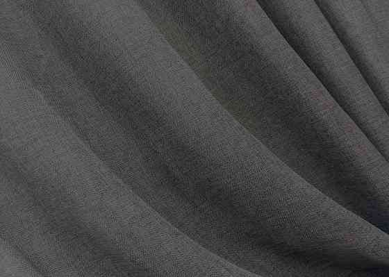Комплект готовых штор VR-Textil Лен Мешковина № 1140ш Графитовый 140х275 см 2 шт (39-0092) Киев