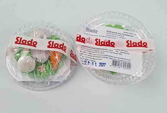 Кондитерское украшение Зайчишка на траве  (1элеметов) (1 шт) Харків