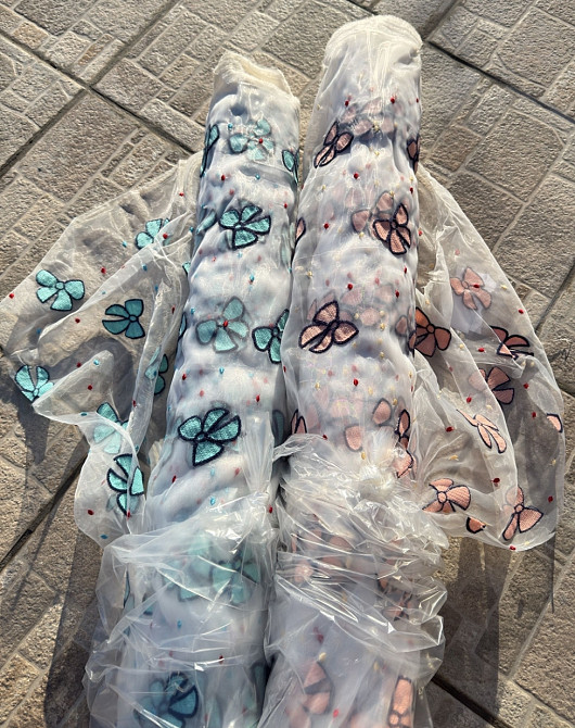 Ткань опт / органза вышитая - от 5 м. Киев - изображение 3