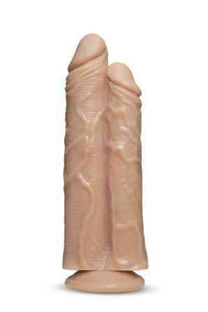 Двойной фаллоимитатор DR. SKIN DR. DOUBLE STUFFED FLESH Sex Aura Киев