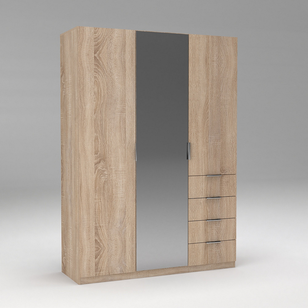 Шкаф Кристалл 2, Дуб Сонома, 1500х520х2100 Львов - изображение 4