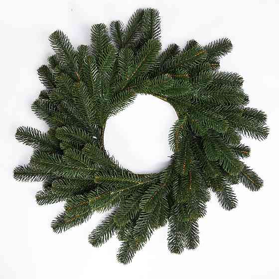 Штучний різдвяний вінок Зелений Святковий 60 см TD-VINGR Київ