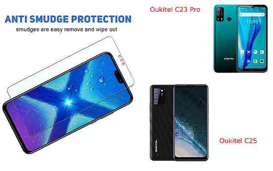 Захисне скло NeoGlass для Oukitel C23 Pro, Oukitel C25 – надпрозоре та стійке Київ