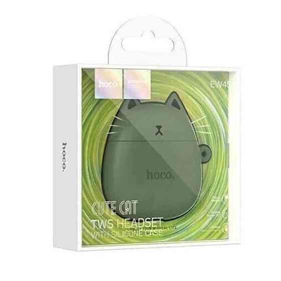 Наушники беспроводные HOCO EW45 Forest Cat кейс с чехлом котик Bluetooth 6931474789235 Одесса