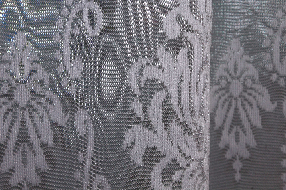 Тюль VR-Textil 1371т Корона Жакард Сірий 300х270 см (42-0110) Київ - фото 6