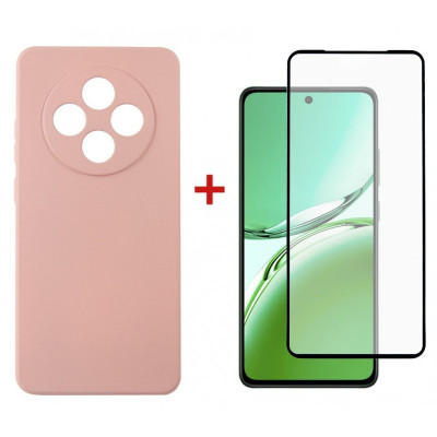 Чохол до мобільного телефона Dengos Oppo Reno 12 F/FS Soft + glass (Pink) (DG-KM-116) Вінниця - фото 1