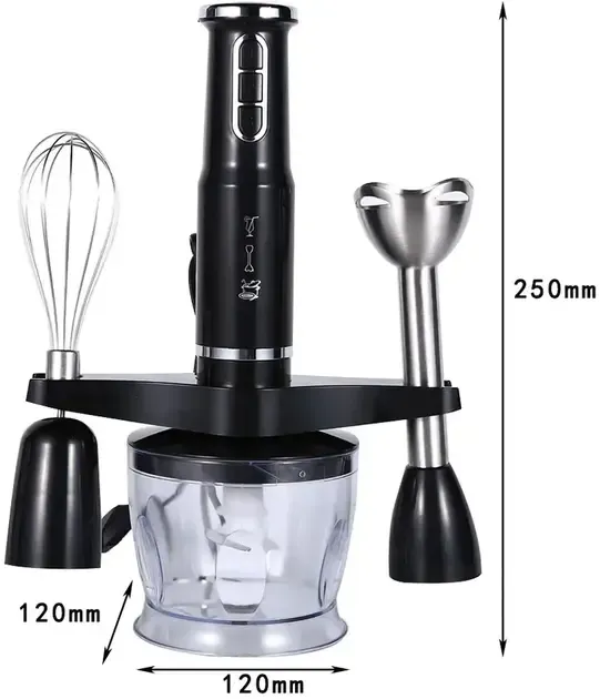 Универсальный погружной блендер измельчитель 3в1, Raf P-291, 600W Коломия - фото 6