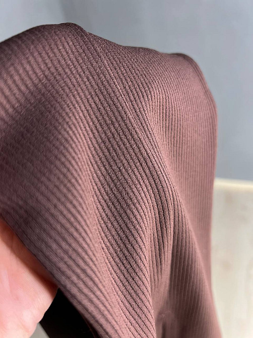 Лосини жіночі Prenses 535 з високою посадкою та розрізами кльош коричневі, коричневий, L Київ - фото 6