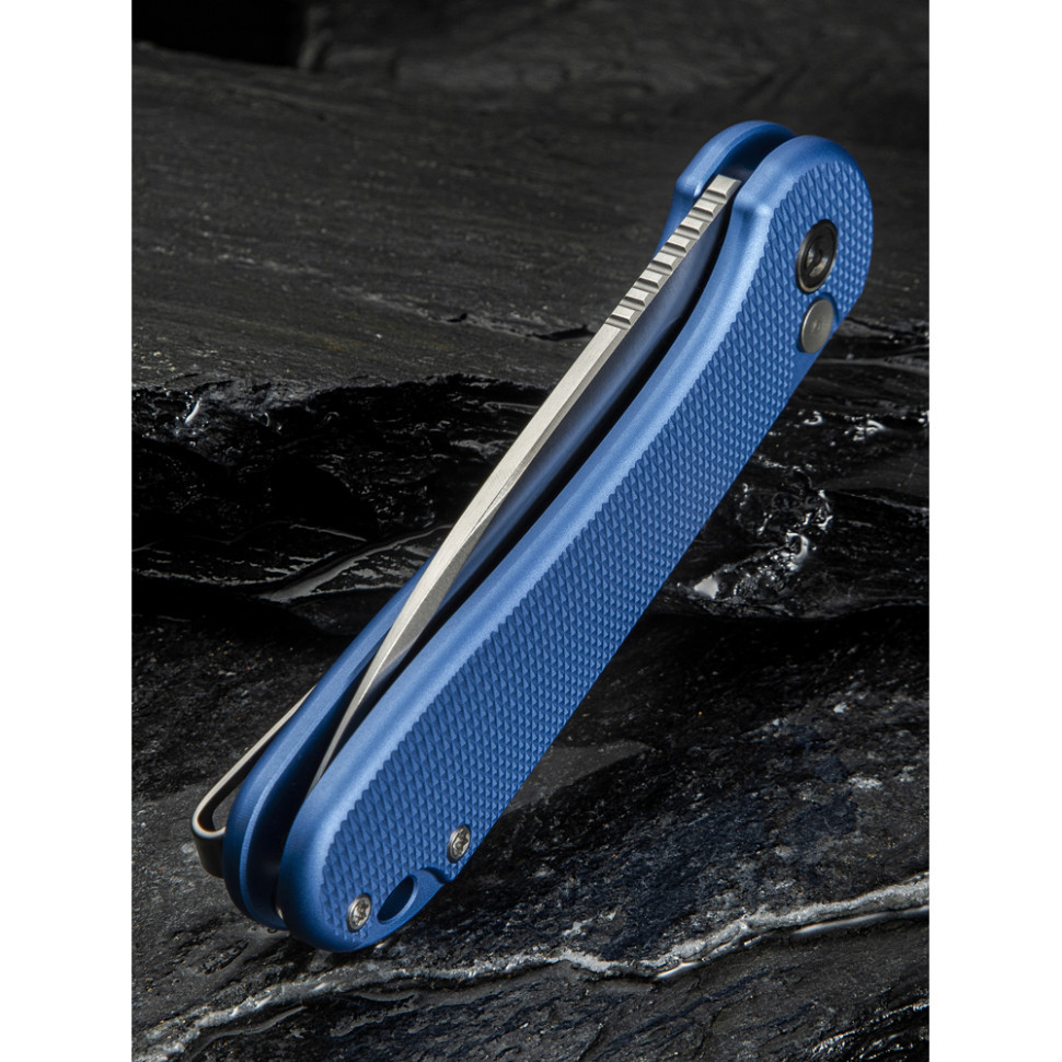 Ніж складаний кишеньковий Civivi Elementum II, (7.5 см) Nitro-V / Aluminum синій Київ - фото 15