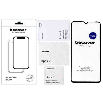 Стекло защитное BeCover Samsung Galaxy A05 SM-A055/A05s SM-A057 10D Black (711348) Винница