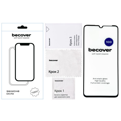 Стекло защитное BeCover Samsung Galaxy A05 SM-A055/A05s SM-A057 10D Black (711348) Винница - изображение 2