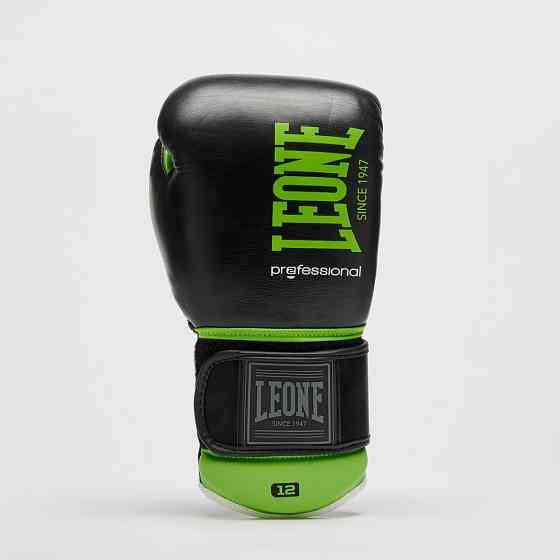 Боксерські рукавиці Leone GN115 PROFESSIONAL 2 Black 16 унцій (бинти 4 м. в комплекті) Кам'янське