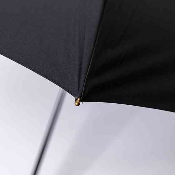 Полуавтоматический зонт-трость черный 124 см Киев