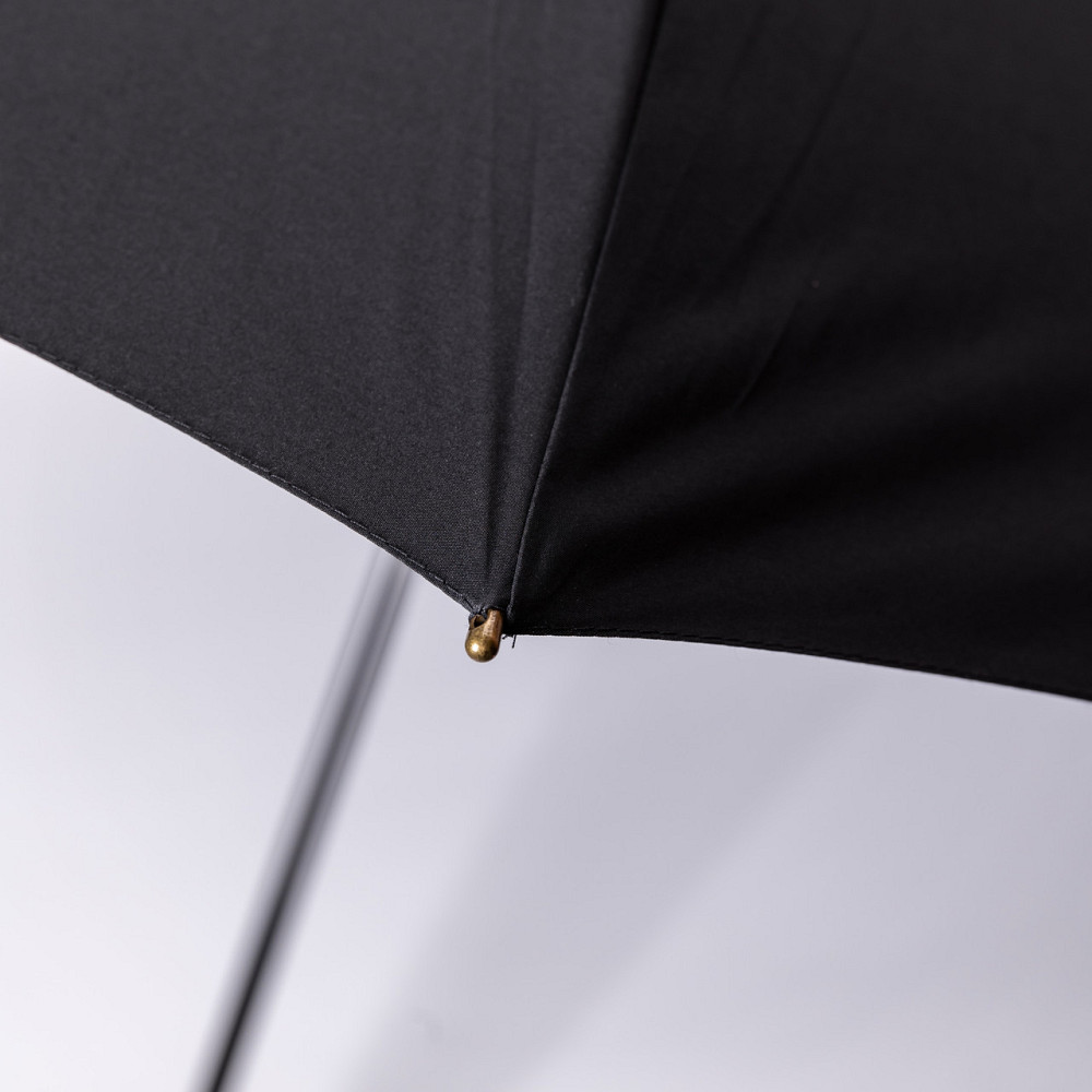 Полуавтоматичний зонт-трость чорний 124 см Київ - фото 1