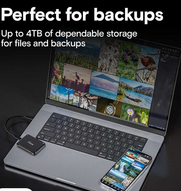 SSD Crucial X9 4 TB 3 шт. NEW! / NEW, Open Box! Харків - фото 3