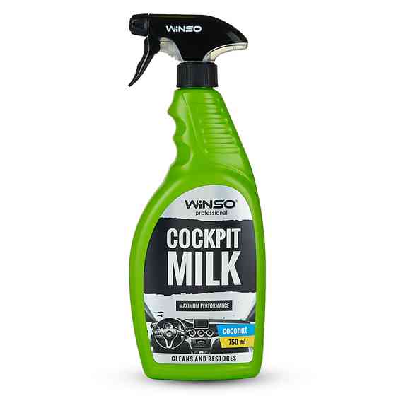 Полироль-молочко для приборной панели Professional Cockpit milk Coconut, 750мл Львов