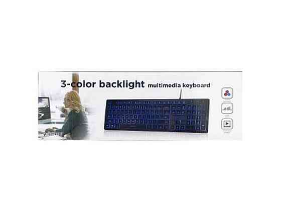 Клавиатура проводная KB-UML-01-UA 104 USB черный ТМ GEMBIRD Киев