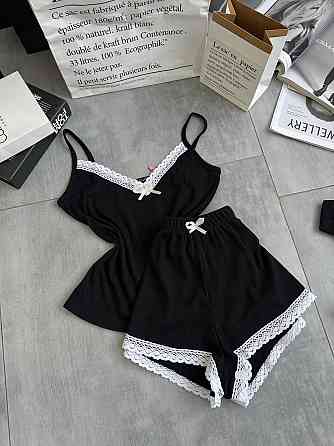 Жіноча повсякденна домашня піжама двійка турецький рубчик Одеса