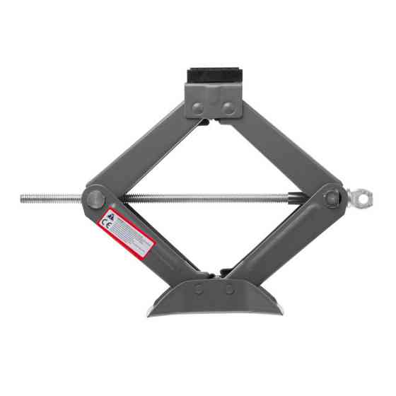 Домкрат механічний INTERTOOL GT0184, ромбоподібний 2т., гумовий упор., 110-400 мм для безпечного підйому авто Львів