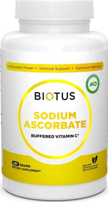 Буферизованный витамин С (аскорбиновая кислота) Biotus Sodium Ascorbate 227 г Киев - изображение 1