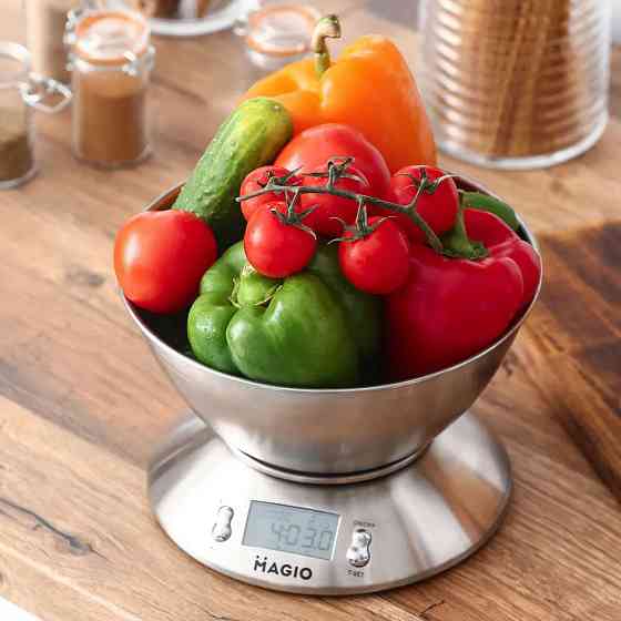Пищевые весы для продуктов MAGIO MG-695, Весы настольные со съемной чашей кулинарные для кухни OR-47 Львов