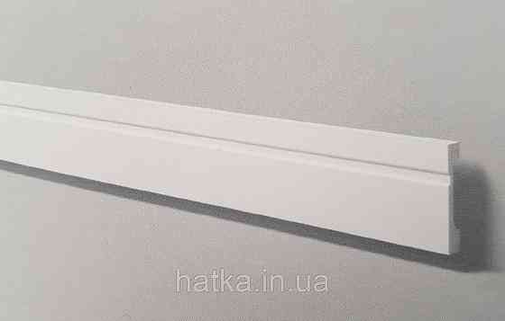 Плинтус напольный NMC decoration 2000Х110Х18 дюрополимер FD11 белый возможность окраски 3010225 Киев