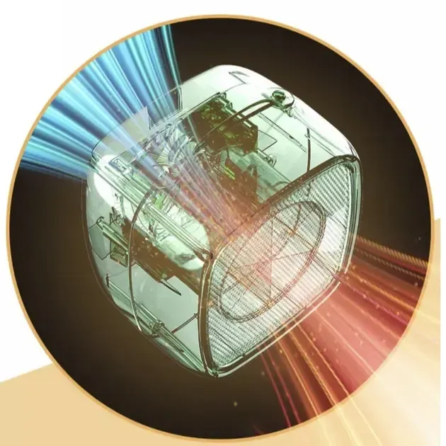 Портативный обогреватель от сети, 500Вт, Настольный тепловентилятор / Электрообогреватель KRT-01 Коломия - фото 5