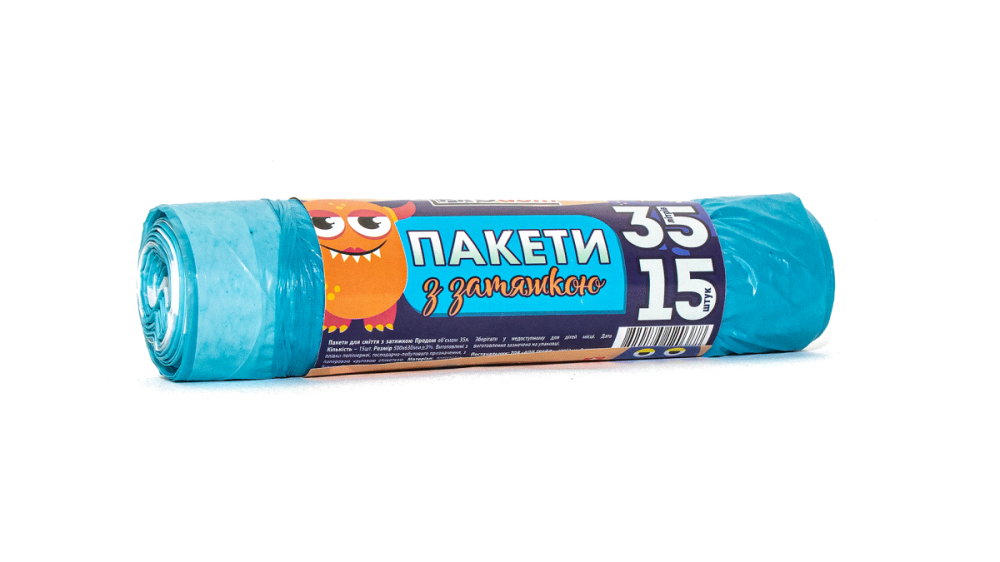 Пакети для сміття 35*15 з завязками ТМ Продом Гостомель - изображение 2