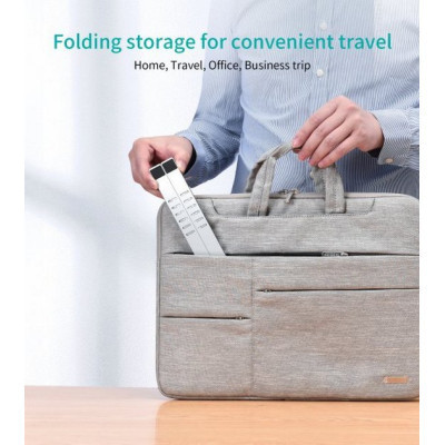 Подставка для ноутбука Choetech до 15", алюминий, компактная конструкция (H045-SL) Винница - изображение 10